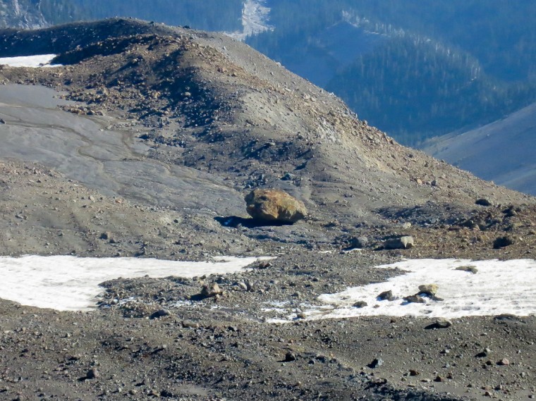 Random large Boulder on Coopers Spur