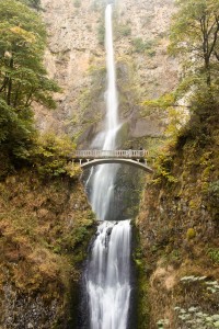 Multnomah Falls in the Fall