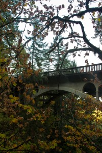 Shepherds Dell Bridge with fall Colors
